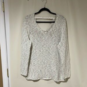 Etcetera Women's V Neck Long Sleeve Sweater XL